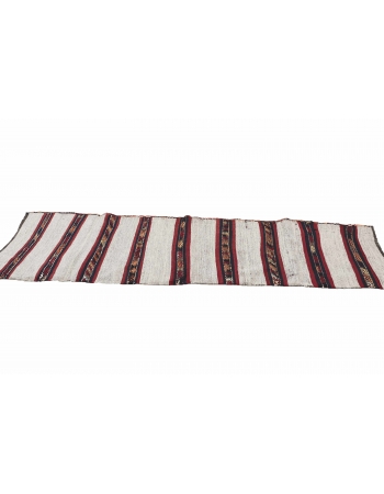 Vintage Striped Kilim Runner - 2`2" x 7`5"