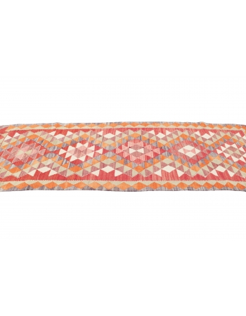 Colorful Vintage Kilim Runner - 2`10" x 9`0"