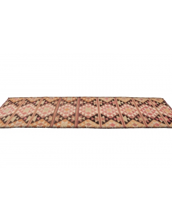 Decorative Vintage Kilim Runner - 2`9" x 10`6"