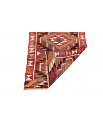 Vintage Herki Kilim Runner - 3`1" x 11`5"