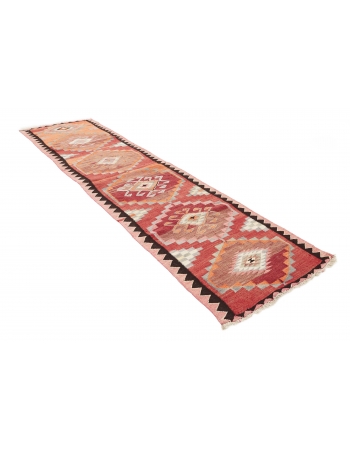 Vintage Herki Kilim Runner - 2`10" x 11`5"