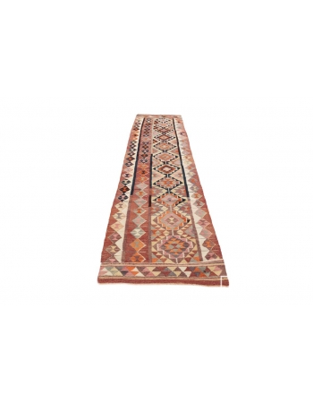 Unique Vintage Kilim Runner - 2`11" x 12`0"