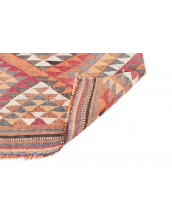 Colorful Vintage Kilim Runner - 3`1" x 9`9"