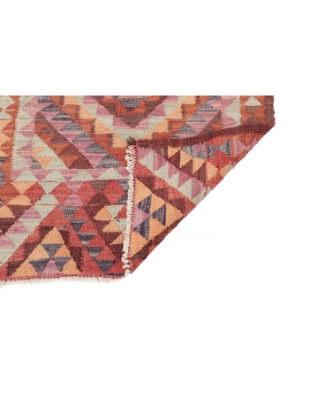 Vintage Herki Kilim Runner - 3`2" x 10`11"