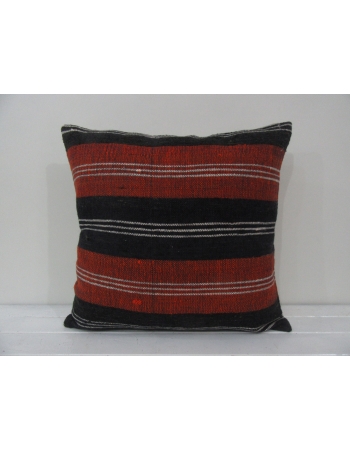 vintage minimal striped kilim pillow cover