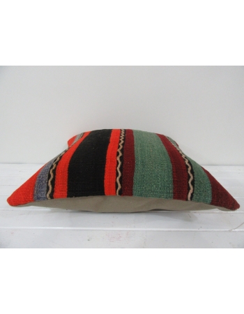 vintage minimal striped kilim pillow cover