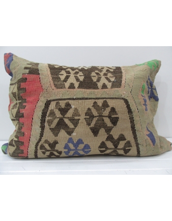 Decorative vintage kilim pillow cover