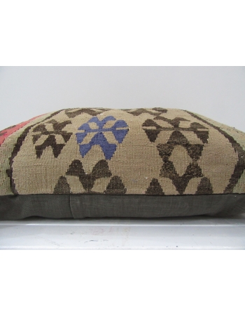 Decorative vintage kilim pillow cover