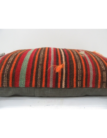 Handmade vintage Turkish kilim pillow