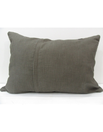 Gray Decorative vintage kilim pillow cover