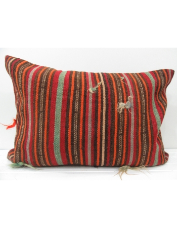 Handmade vintage Turkish kilim pillow