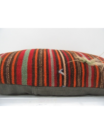 Handmade vintage Turkish kilim pillow