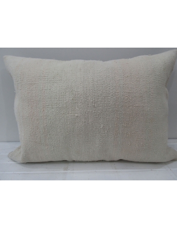 White Decorative vintage kilim pillow cover