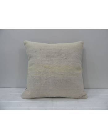 White decorative vintage pillow cover