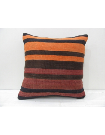 Vintage Turkish kilim pillow cover