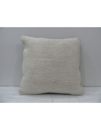 White decorative vintage pillow cover