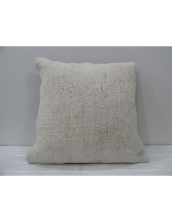 White decorative vintage pillow cover