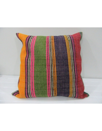 Handwoven Decorative Colorful Turkish kilim pillow cover