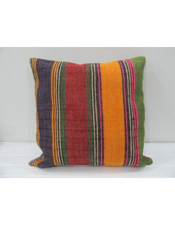 Striped Decorative Colorful Turkish kilim pillow cover