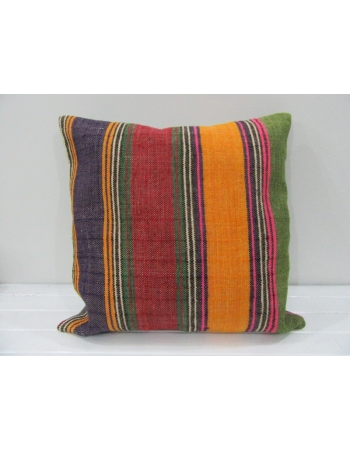 Striped Decorative Colorful Turkish kilim pillow cover