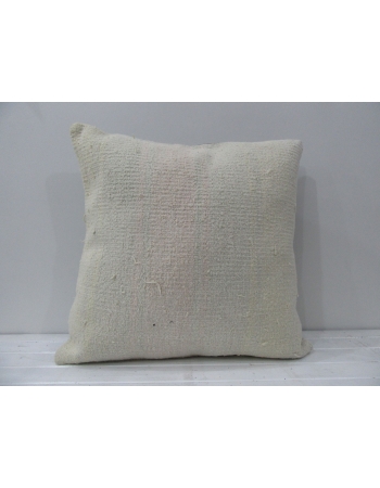 White handmade Turkish decorative pillow