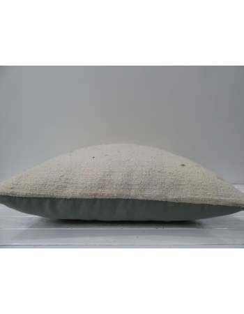White handmade Turkish decorative pillow