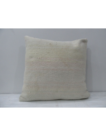 White handmade Turkish decorative pillow