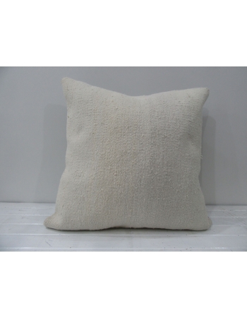 White decorative vintage pillow cover