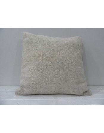 White handmade Turkish decorative pillow