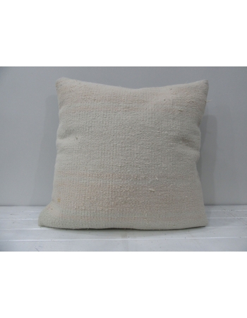 White decorative vintage pillow cover