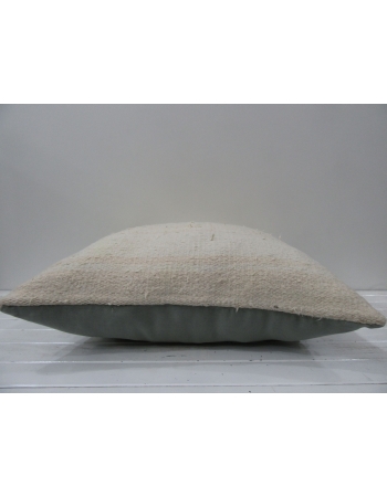 White handmade decorative pillow cover