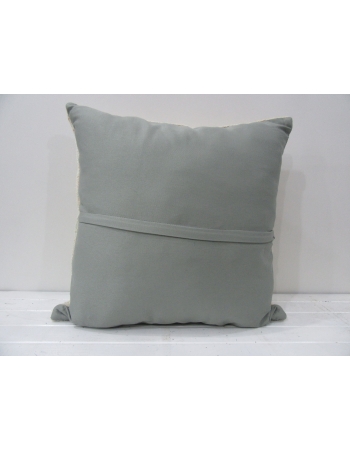 White handmade decorative pillow cover