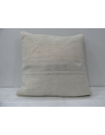 White decorative vintage pillow cover