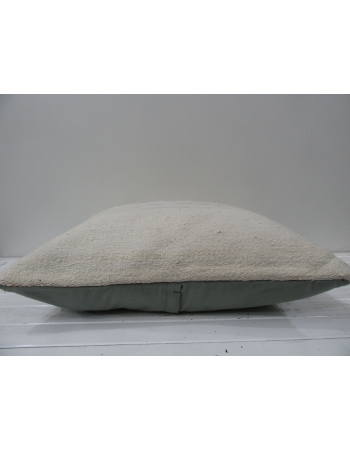 White decorative vintage pillow cover
