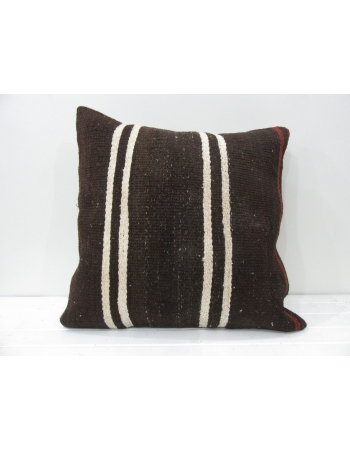 Brown handmade decorative pillow cover