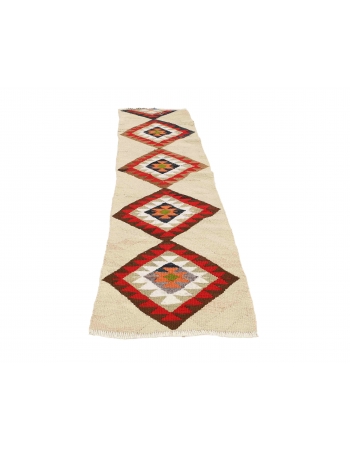 Vintage Decorative Kilim Runner - 2`4" x 8`0"