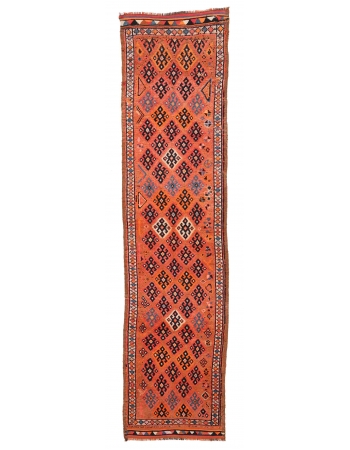 Decorative Vintage Herki Runner - 3`0" x 12`6"