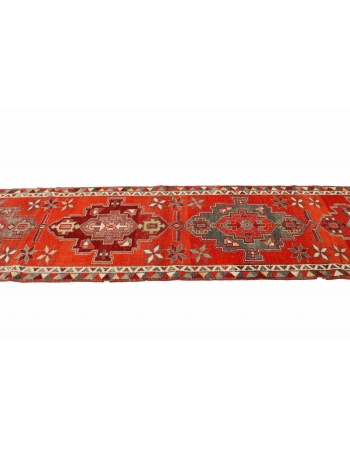 Orange Vintage Decorative Runner - 2`9" x 13`0"