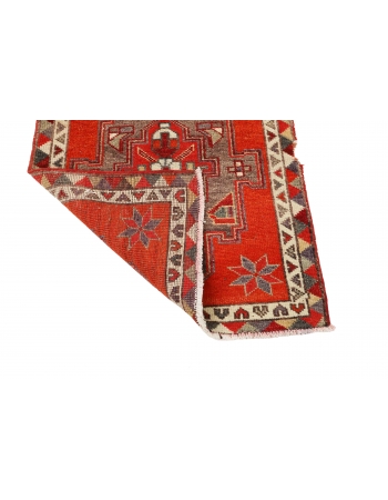 Orange Vintage Decorative Runner - 2`9" x 13`0"