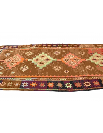 Decorative Vintage Kilim Rug - 5`9" x 11`11"