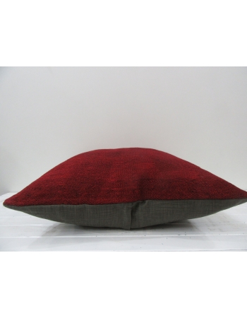 Burgundy handmade Turkish decorative pillow