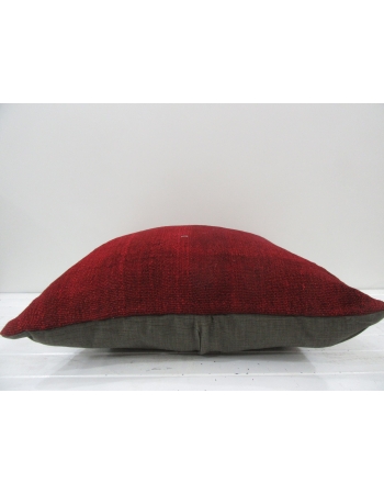 Burgundy decorative vintage pillow cover