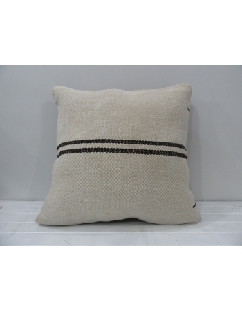 White decorative vintage pillow cover