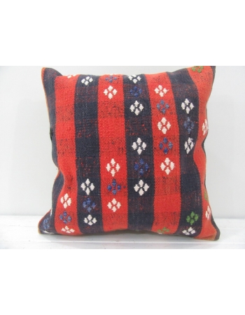 Vintage Striped Turkish kilim pillow cover