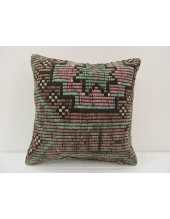 Vintage handmade decorative Turkish kilim pillow cover