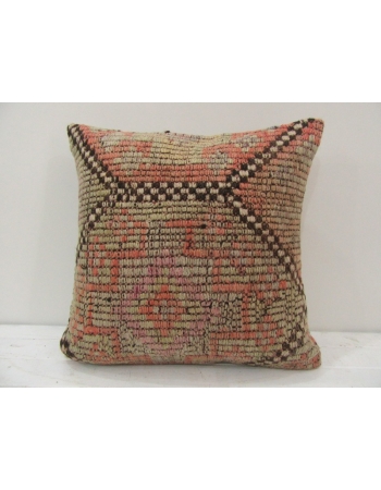 Vintage handmade decorative Turkish kilim pillow cover