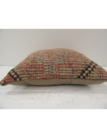 Vintage handmade decorative Turkish kilim pillow cover