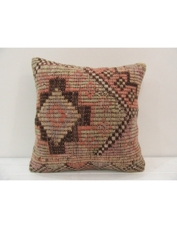 Vintage handmade decorative Turkish kilim pillow cover