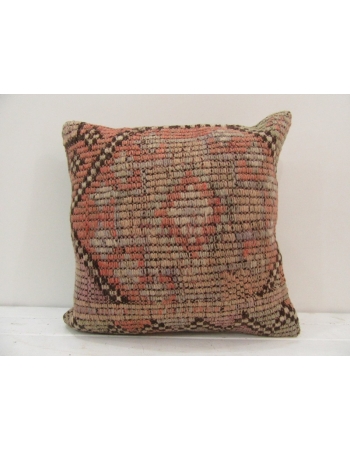 Vintage handmade decorative Turkish kilim pillow cover