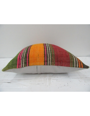 Vintage Handwoven Colorful Turkish Kilim Pillow cover